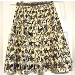 Tory Burch Skirt smocking A line S/M